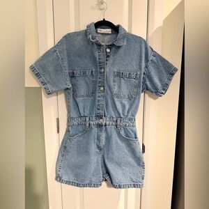 ZARA Denim Jumpsuit